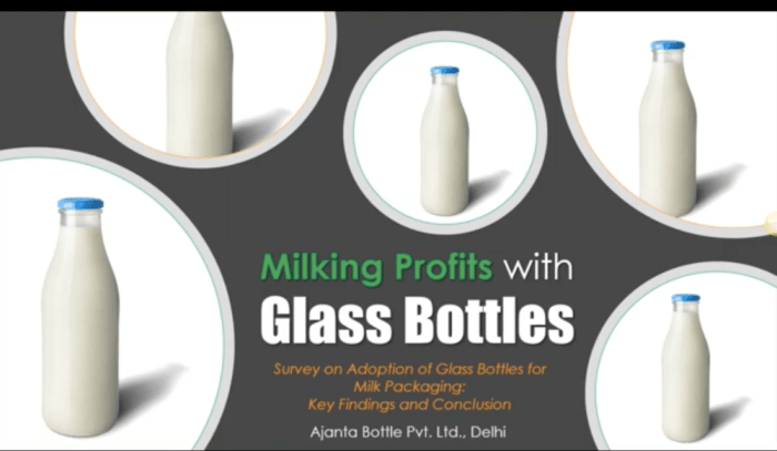 Milk in Glass Bottle Grow Profit by ₹6 Lakh